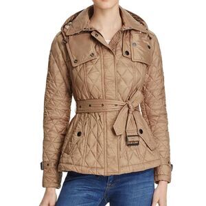 BURBERRY‎ Finsbridge Short Quilted Jacket Brown Small